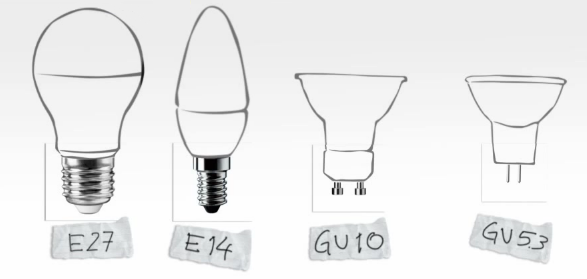Les différents types de culot d'ampoule